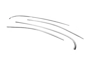 Верхня окантовка вікон (4 шт, нерж) для Renault Fluence 2009-2016 рр