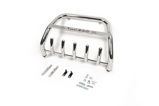 Кенгурятник WT004 (нерж.) для Hyundai Tucson JM 2004- рр