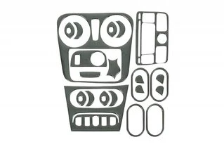 Накладки на панель (Meric, Туреччина) Дерево для Renault Sandero 2013-2022 рр