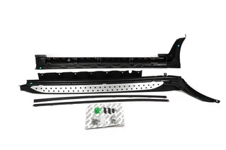 Бокові пороги (2 шт., Алюміній) для BMW X3 E-83 2003-2010 рр
