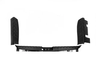 Передня лип накладка V2 1234 Upgrade (чорна, 2018-2021) для Mercedes C-сlass W205 рр