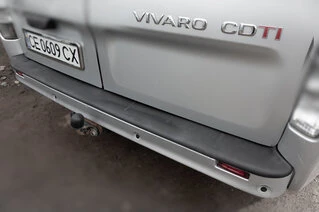 Накладка на задній бампер EuroCap (ABS) для Opel Vivaro 2001-2015 рр