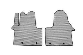 Килимки (2 шт, EVA, сірі) для Opel Vivaro 2015-2019 рр