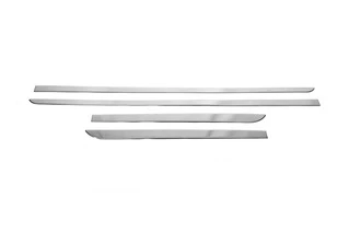 Молдинг дверний (4 шт, нерж) OmsaLine - Італійська нержавійка для Kia Sportage 2015-2021 рр