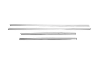 Молдинг дверний (вузький, 4 шт, нерж) Carmos - Турецька сталь для Hyundai Tucson TL 2016-2021рр