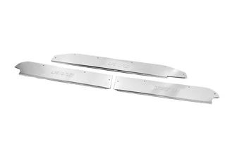 Накладки на внутрішні пороги V4 (Carmos) 3 шт, Carmos - турецька сталь для Mercedes Vito W639 2004-2014 рр