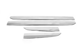 Молдинг дверей (4 шт, нерж) для Ford Courier 2014-2023 рр