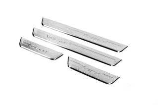 Накладка на задній бампер (2 шт, нерж.) для Citroen C-Elysee