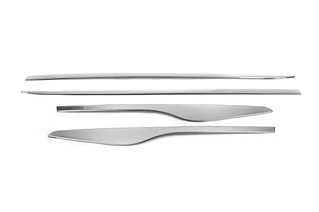 Молдинг дверний З поглибленням (4 шт, нерж) для Renault Clio IV 2012-2019 рр