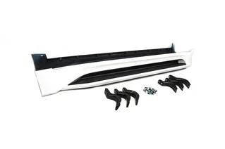 Бокові пороги (дизайн Lexus 2016-2025) Білий колір для Lexus LX570/450d