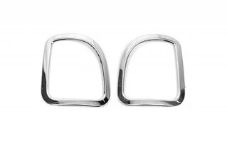 Обведення заднього рефлектора (2 шт, нерж) для Mercedes Citan 2013-2021 рр