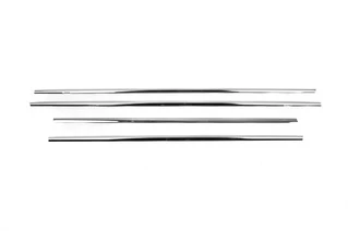 Окантовка вікон (4 шт., нерж.) для Toyota Yaris 2010-2020 рр