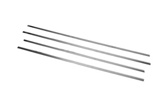 Зовнішня окантовка стекол (4 шт, нерж.) для Toyota Corolla 2002-2007 рр