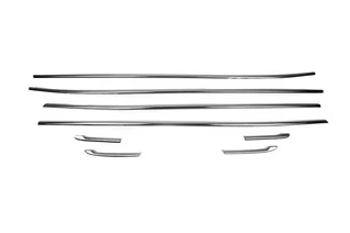 Нижня окантовка (8 шт, нерж) для Toyota Corolla 2019- рр