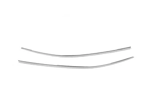 Накладки на решітку радіатора (2015-2025, 2 шт., нерж.) для Fiat Doblo II рр