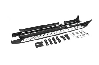 Оригінальні пороги V1 (2 шт, алюміній) для BMW X3 F-25 2011-2018 рр