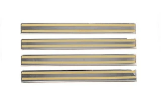 Накладки на пороги Carmos V3 (4 шт, нерж.) для Opel Zafira B 2005-2011 рр