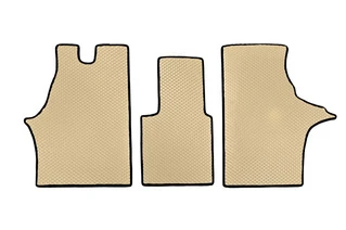 Килимки EVA (бежеві) з 3 частин для Mercedes Vito W638 1996-2003 рр
