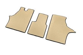 Килимки EVA (бежеві) з 3 частин для Mercedes Vito W638 1996-2003 рр