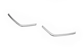 Накладки на решітку (2 шт., нерж) для Dacia Duster 2018-2024 рр