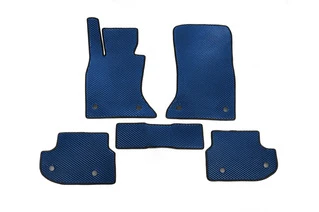 Килимки 2013-2016 (EVA, сині) для BMW 5 серія F-10/11/07 рр