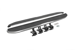 Бокові пороги OEM V1 (2 шт, алюм.) для Land Rover Discovery Sport