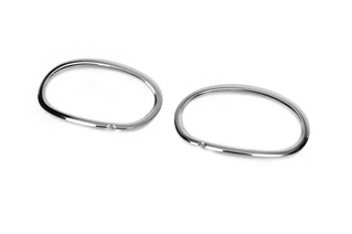 Накладки на противотуманки 2013-2025 (2 шт., нерж.) для Mercedes Sprinter W906 рр