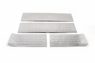 Накладки на пороги OmsaLine (нерж.) 4 штуки для Toyota Proace