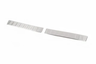 Накладка на задній поріг OmsaLine (нерж) Матова для Renault Kadjar