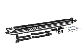 Бокові пороги Оригінал V1 (2 шт, алюміній) для Peugeot 5008 2016-2023 рр