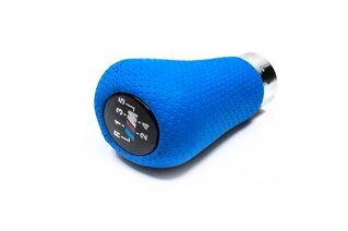 Ручка КПП ОЕМ (кожзам, Світлосиній перфорація) для BMW 3 серія E-30 1982-1994 рр