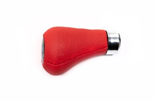 Ручка КПП ОЕМ (кожзам, червона гладка) для BMW 3 серія E-30 1982-1994 рр