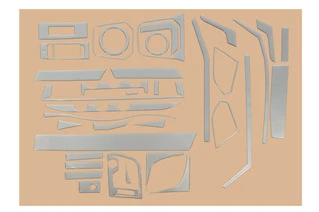 Накладки на панель (2020-2025) Титан для Volkswagen T6