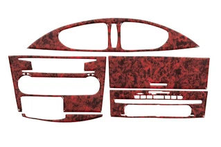 Накладки на панель (2005-2007) Карбон для Renault Laguna рр