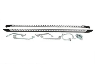 Бокові пороги DOT-Line (2 шт., Алюм.) Середня база для Mercedes Sprinter W906 2006-2018 рр