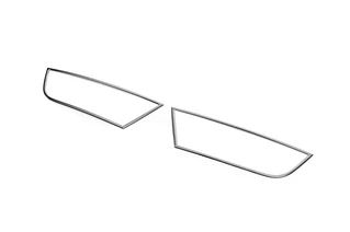 Накладки на ПТФ (2 шт) Carmos - Турецька сталь для Skoda Octavia III A7 2013-2019рр