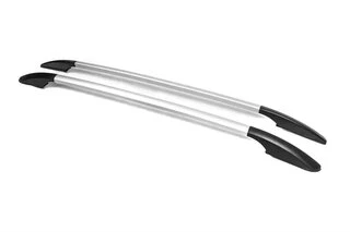 Рейлінги OmsaLine Solid (2 шт, сірі) для Ford Fusion 2002-2009 рр