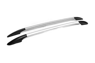 Рейлінги OmsaLine Solid (2 шт, сірі) для Ford Fusion 2002-2009 рр