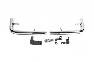 Задні кути AK003 (2 шт., нерж.) для Fiat Scudo 2007-2015 рр