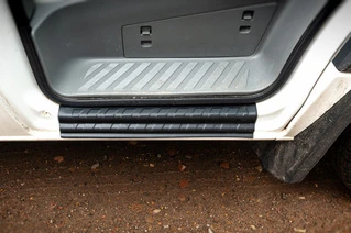 Накладки на пороги EuroCap (2 шт, ABS) для Mercedes Sprinter W906 2006-2018 рр