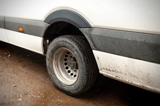 Накладки на арки широкі (4 шт, чорні) для Mercedes Sprinter W906 2006-2018 рр