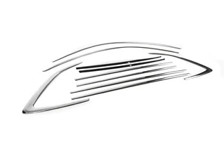 Повна окантовка вікон (10 шт, нерж) для Skoda Scala