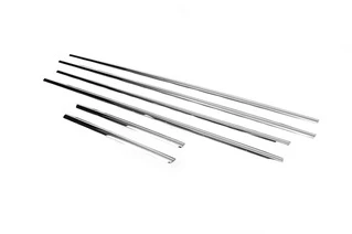 Нижні сталеві молдинги (6 шт, нерж.) для BMW X5 E-53 1999-2006 рр