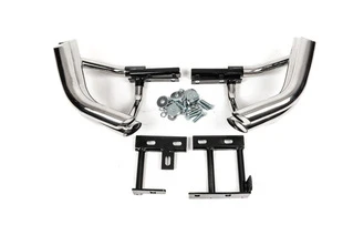 Задні подвійні куточки Libao (нерж.) для Hyundai Santa Fe 2 2006-2012 рр