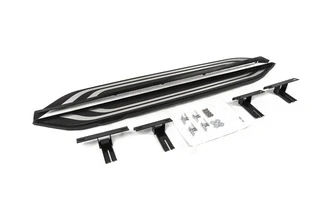 Бокові пороги OEM V2B (2 шт, алюміній) для Toyota Rav 4 2019- рр