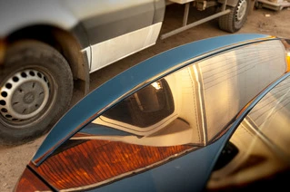 Спойлер LIP (Sunplex, чорний) (119,2см* 7,3см) для Skoda Superb 2015-2024 рр