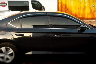 Вітровики з хромом SD (4 шт, Niken) для Skoda Superb 2015-2024 рр