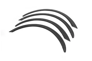 Накладки на арки (4 шт, чорні) для Fiat Punto Grande/EVO 2006-2018 рр