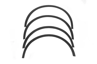 Накладки на арки (4 шт, чорні) для Volkswagen Jetta 2006-2011 рр