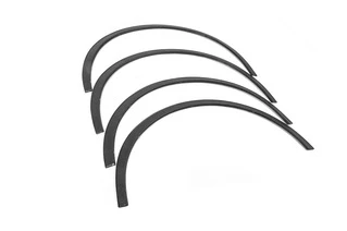 Накладки на арки (4 шт, чорні) для Volkswagen Jetta 2006-2011 рр